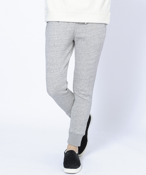 X-girl(エックスガール)の「HEATHER SWEAT PANTS(その他パンツ・レディース・アッシュ/チャコールグレー・1/2)」の2枚目の写真
