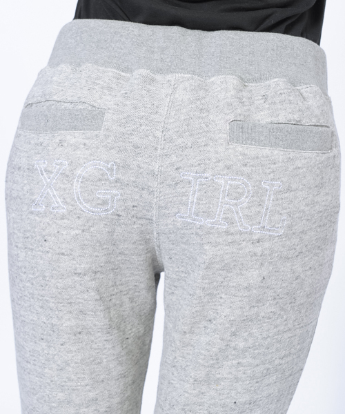 X-girl(エックスガール)の「HEATHER SWEAT PANTS(その他パンツ・レディース・アッシュ/チャコールグレー・1/2)」の9枚目の写真