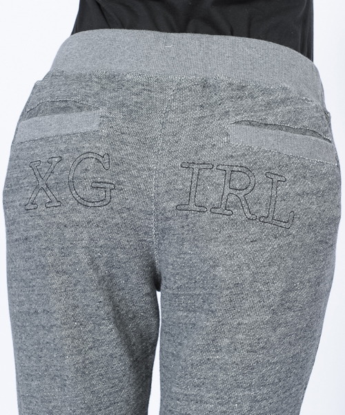 X-girl(エックスガール)の「HEATHER SWEAT PANTS(その他パンツ・レディース・アッシュ/チャコールグレー・1/2)」の10枚目の写真