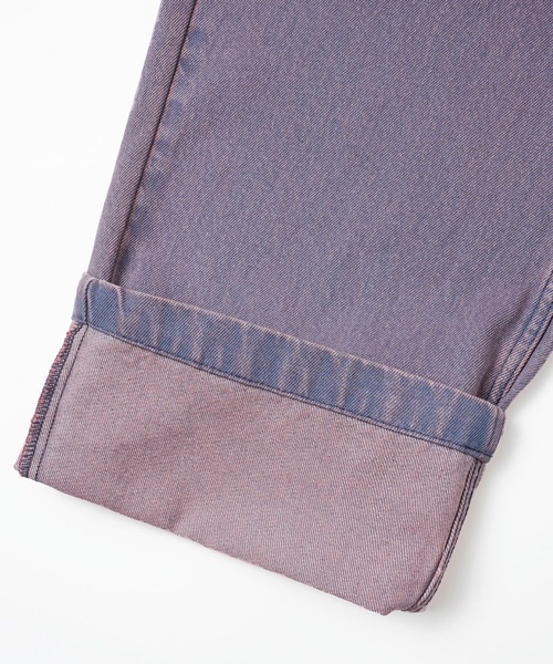 X-girl（エックスガール）の「OVERDYED OVERALLS（サロペット/オーバーオール・レディース・ブラウン/パープル・S/M）」の13枚目の写真