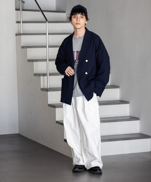 RAGEBLUE（レイジブルー）の「バックサテンカーゴパンツ（カーゴパンツ・メンズ・ホワイト/ブラック/カーキ・MEDIUM/LARGE）」の17枚目の写真