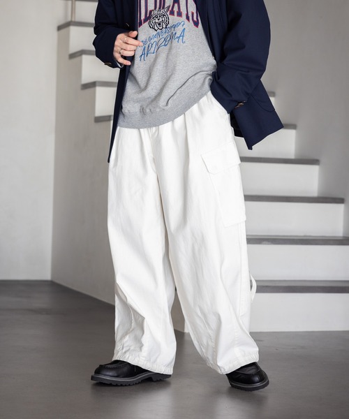 RAGEBLUE（レイジブルー）の「バックサテンカーゴパンツ（カーゴパンツ・メンズ・ホワイト/ブラック/カーキ・MEDIUM/LARGE）」の15枚目の写真