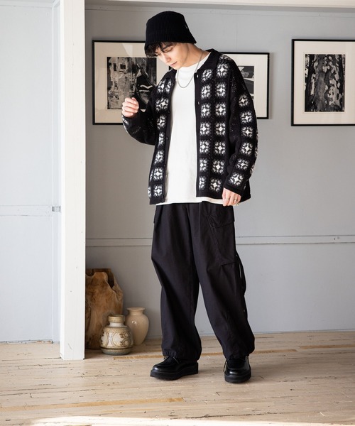 RAGEBLUE（レイジブルー）の「バックサテンカーゴパンツ（カーゴパンツ・メンズ・ホワイト/ブラック/カーキ・MEDIUM/LARGE）」の13枚目の写真