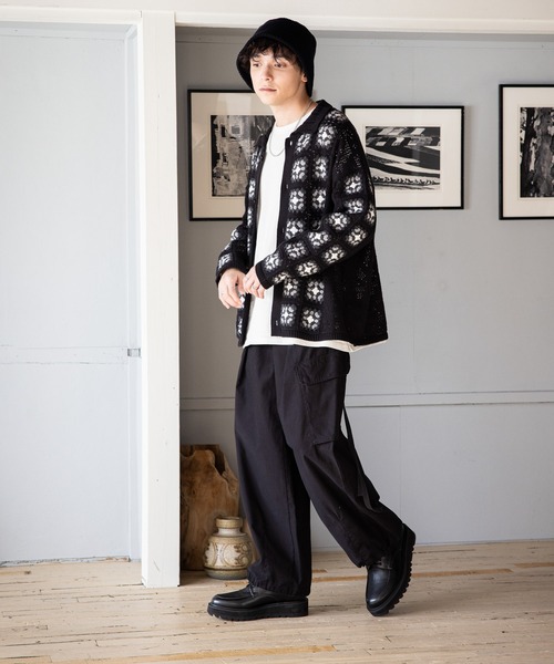 RAGEBLUE（レイジブルー）の「バックサテンカーゴパンツ（カーゴパンツ・メンズ・ホワイト/ブラック/カーキ・MEDIUM/LARGE）」の12枚目の写真