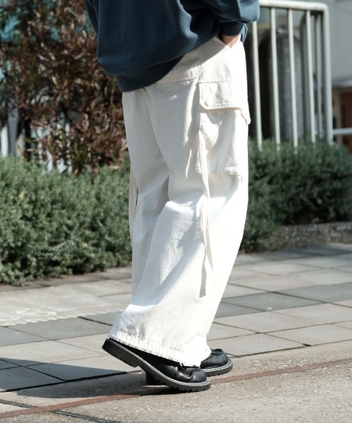 RAGEBLUE（レイジブルー）の「バックサテンカーゴパンツ（カーゴパンツ・メンズ・ホワイト/ブラック/カーキ・MEDIUM/LARGE）」の22枚目の写真