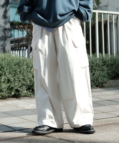 RAGEBLUE（レイジブルー）の「バックサテンカーゴパンツ（カーゴパンツ・メンズ・ホワイト/ブラック/カーキ・MEDIUM/LARGE）」の20枚目の写真
