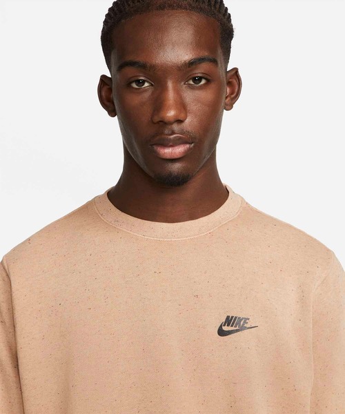 NIKE(ナイキ)の「NIKE/ナイキ/AS M NK CLUB+ BB CREW REVIVAL/DQ4662(スウェット・メンズ・ベージュ/ブラウン・MEDIUM/LARGE/X-LARGE)」の4枚目の写真