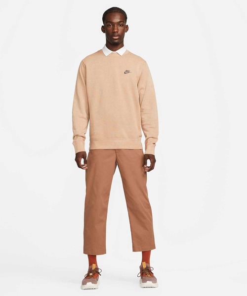 NIKE(ナイキ)の「NIKE/ナイキ/AS M NK CLUB+ BB CREW REVIVAL/DQ4662(スウェット・メンズ・ベージュ/ブラウン・MEDIUM/LARGE/X-LARGE)」の6枚目の写真