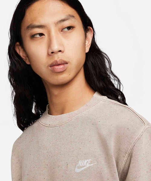 NIKE(ナイキ)の「NIKE/ナイキ/AS M NK CLUB+ BB CREW REVIVAL/DQ4662(スウェット・メンズ・ベージュ/ブラウン・MEDIUM/LARGE/X-LARGE)」の9枚目の写真