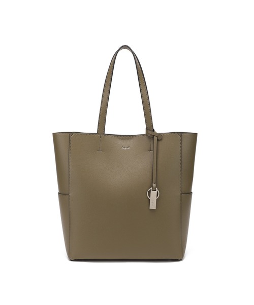 Ungrid（アングリッド）の「【Ungrid/アングリッド】【WEB限定商品】キーリングチャーム付き　ラージトートバッグ（トートバッグ・レディース・カーキ/ブラック/グレイッシュベージュ/キャメル/ブルー系その他/アイボリー/ベージュ/オリーブ/ダークブラウン/ライトブルー/ホワイト・FREE）」の20枚目の写真