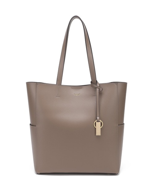 Ungrid（アングリッド）の「【Ungrid/アングリッド】【WEB限定商品】キーリングチャーム付き　ラージトートバッグ（トートバッグ・レディース・カーキ/ブラック/グレイッシュベージュ/キャメル/ブルー系その他/アイボリー/ベージュ/オリーブ/ダークブラウン/ライトブルー/ホワイト・FREE）」の19枚目の写真