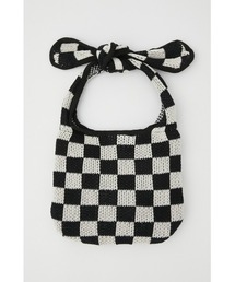 LIMITED ITEM CHECKER KNIT BAG チェッカー ニットバッグ
