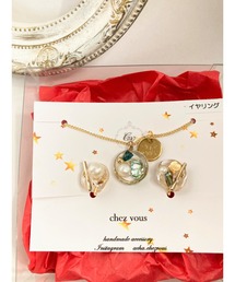 【chez vous】Jewelry ice イヤリング ネックレスセット(MA)
