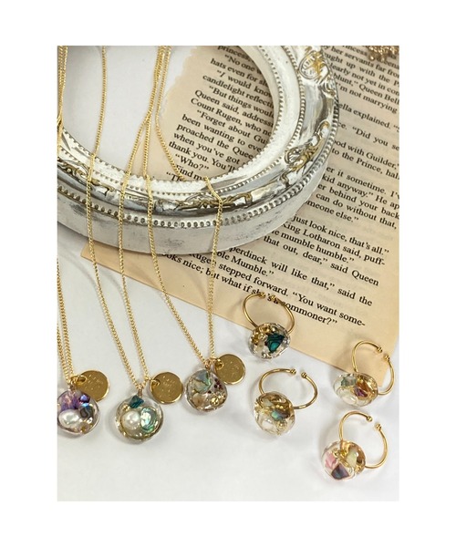 tone(トーン)の「【chez vous】Jewelry ice イヤリング ネックレスセット(MA)(イヤリング・レディース・グリーン系その他・FREE)」の10枚目の写真