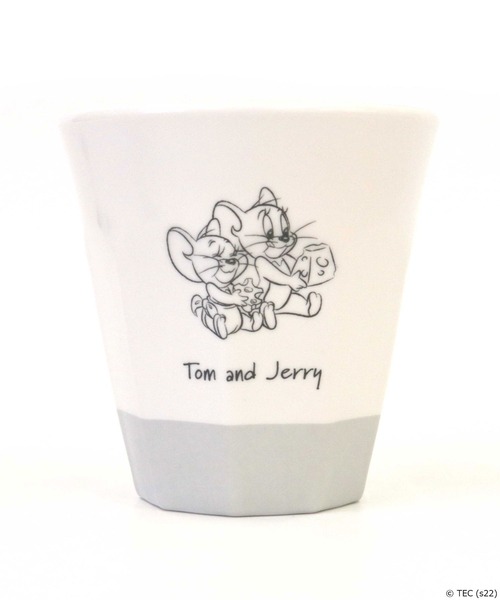 Tom＆Jerry（トムアンドジェリー）の「【公式】トムとジェリー　メラミンカップ（グラス/マグカップ/タンブラー・レディース・ホワイト/ブルー・FREE）」の2枚目の写真