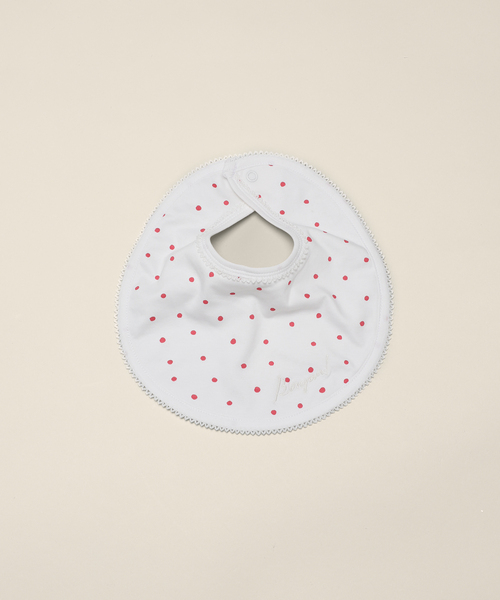 IENA ENFANT（イエナアンファン）の「【BASIC】ドットスタイ baby（スタイ/よだれかけ・キッズ・ホワイト/ネイビー/レッド/スカイブルー/レッド系その他・FREE）」の5枚目の写真