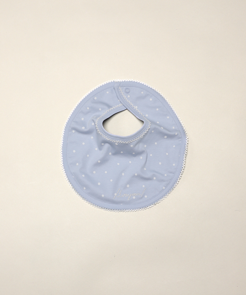 IENA ENFANT（イエナアンファン）の「【BASIC】ドットスタイ baby（スタイ/よだれかけ・キッズ・ホワイト/ネイビー/レッド/スカイブルー/レッド系その他・FREE）」の2枚目の写真