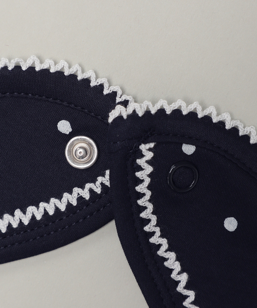 IENA ENFANT（イエナアンファン）の「【BASIC】ドットスタイ baby（スタイ/よだれかけ・キッズ・ホワイト/ネイビー/レッド/スカイブルー/レッド系その他・FREE）」の11枚目の写真