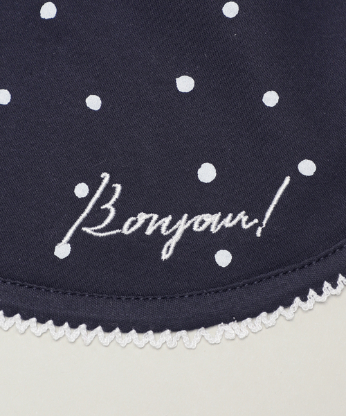 IENA ENFANT（イエナアンファン）の「【BASIC】ドットスタイ baby（スタイ/よだれかけ・キッズ・ホワイト/ネイビー/レッド/スカイブルー/レッド系その他・FREE）」の8枚目の写真