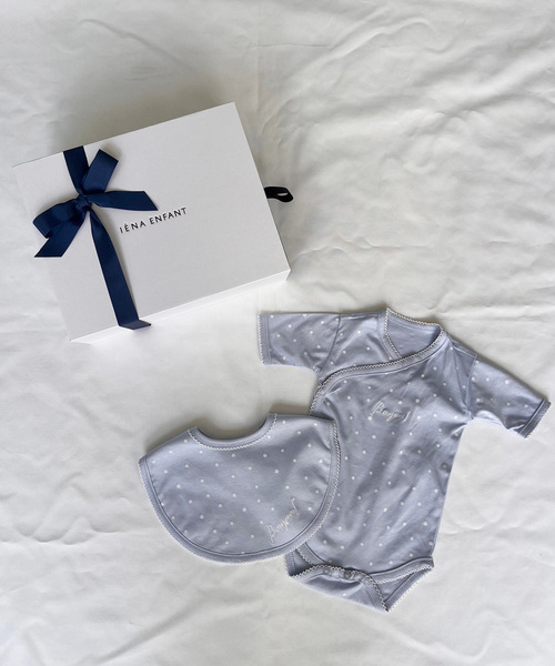 IENA ENFANT（イエナアンファン）の「【BASIC】ドットスタイ baby（スタイ/よだれかけ・キッズ・ホワイト/ネイビー/レッド/スカイブルー/レッド系その他・FREE）」の18枚目の写真