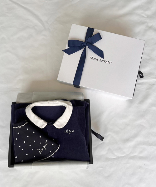 IENA ENFANT（イエナアンファン）の「【BASIC】ドットスタイ baby（スタイ/よだれかけ・キッズ・ホワイト/ネイビー/レッド/スカイブルー/レッド系その他・FREE）」の19枚目の写真