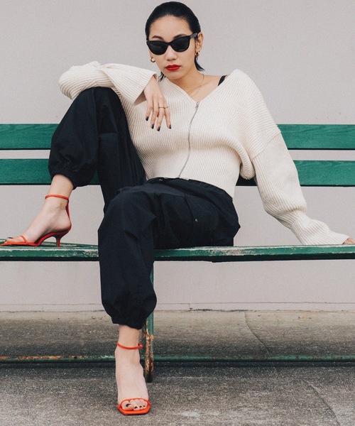 led.tokyo（レッドトウキョウ）の「【led.tokyo】ライトルーズカーゴパンツ（カーゴパンツ・レディース・ブラック/ライトブルー/ホワイト・SMALL/MEDIUM）」の21枚目の写真