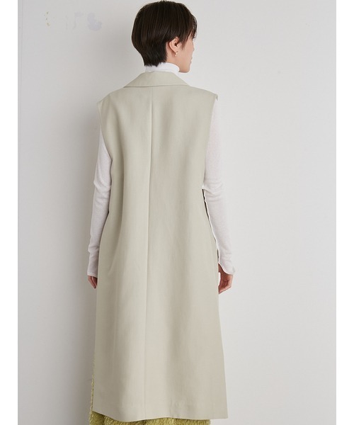 emmi（エミ）の「【emmi atelier】テーラーカラーロングジレ