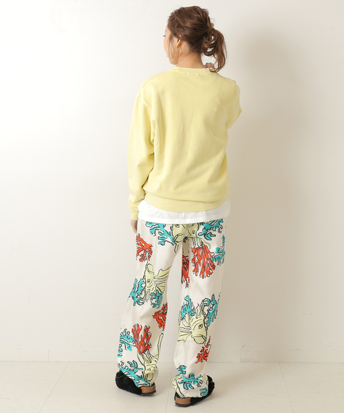 GOOD ROCK SPEED(グッドロックスピード)の「【GOOD ROCK SPEED /グッドロックスピード】別注オリジナルロゴスウェット(スウェット・レディース・ホワイト/チャコールグレー/ブラック/ネイビー/イエロー・LARGE)」の17枚目の写真