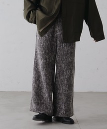 epnok | ワイドストレートツイードスラックス(スラックス)
