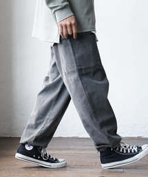 MinoriTY | 【MinoriTY】デニムイージーカーゴパンツ ワイドパンツ デニムパンツ メンズ 秋服 夏服(カーゴパンツ)