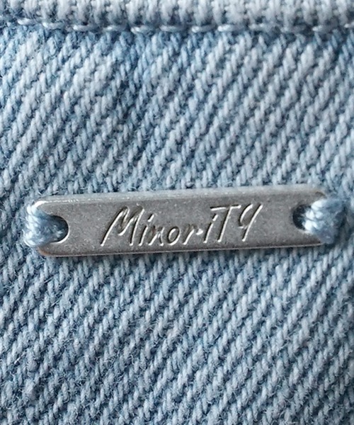 MinoriTY(マイノリティ)の「【MinoriTY】デニムイージーカーゴパンツ ワイドパンツ デニムパンツ メンズ 秋服 夏服(カーゴパンツ・メンズ・ブラック/ブルー・L/M)」の16枚目の写真