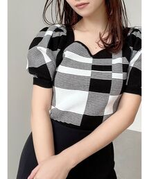 RESEXXY | ハートネックラグランニット(ニット/セーター)