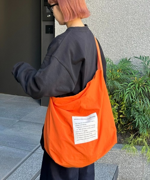 CIAOPANIC TYPY(チャオパニックティピー)の「【ユニセックス】ナイロンショルダーバッグ(ショルダーバッグ・メンズ・イエロー/ホワイト/ブラック/カーキ/サックスブルー/グレー/ネイビー/オレンジ/グレー系その他・ONE SIZE)」の9枚目の写真