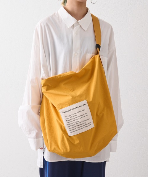 CIAOPANIC TYPY(チャオパニックティピー)の「【ユニセックス】ナイロンショルダーバッグ(ショルダーバッグ・メンズ・イエロー/ホワイト/ブラック/カーキ/サックスブルー/グレー/ネイビー/オレンジ/グレー系その他・ONE SIZE)」の15枚目の写真