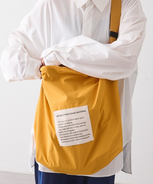 CIAOPANIC TYPY(チャオパニックティピー)の「【ユニセックス】ナイロンショルダーバッグ(ショルダーバッグ・メンズ・イエロー/ホワイト/ブラック/カーキ/サックスブルー/グレー/ネイビー/オレンジ/グレー系その他・ONE SIZE)」の16枚目の写真