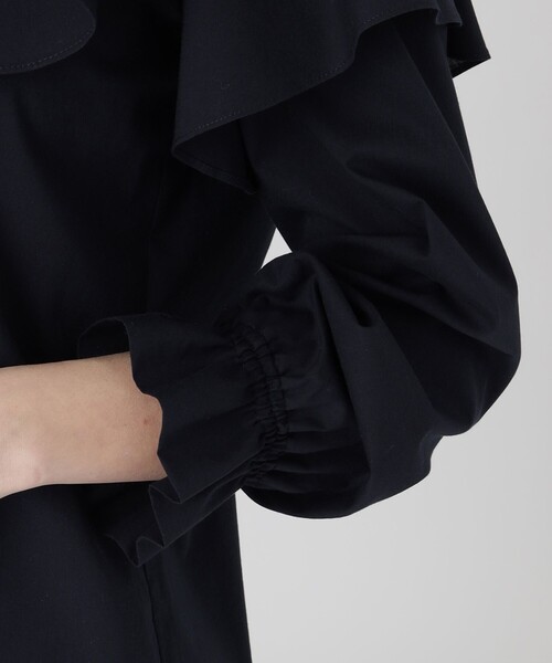 BLUE LABEL CRESTBRIDGE（ブルーレーベルクレストブリッジ）の「ハーブカラーエアリーローンブラウス（シャツ/ブラウス・レディース・ベージュ/ダークネイビー/ピンク系その他2・38/36）」の15枚目の写真