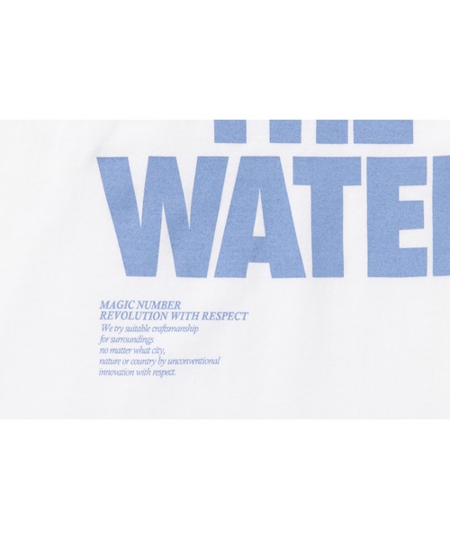 MAGIC NUMBER（マジック ナンバー）の「【MAGIC NUMBER】SEE YOU IN THE WATER S/S TEE-SHIRT（Tシャツ/カットソー・メンズ・ホワイト×ブラック/ホワイト×グレー/ホワイト×パープル/ホワイト×レッド/ブラック×ホワイト・LARGE/X-LARGE/MEDIUM）」の10枚目の写真