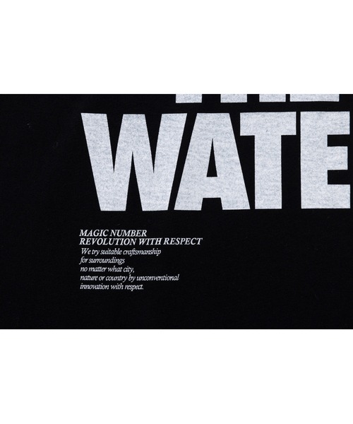 MAGIC NUMBER（マジック ナンバー）の「【MAGIC NUMBER】SEE YOU IN THE WATER S/S TEE-SHIRT（Tシャツ/カットソー・メンズ・ホワイト×ブラック/ホワイト×グレー/ホワイト×パープル/ホワイト×レッド/ブラック×ホワイト・LARGE/X-LARGE/MEDIUM）」の12枚目の写真