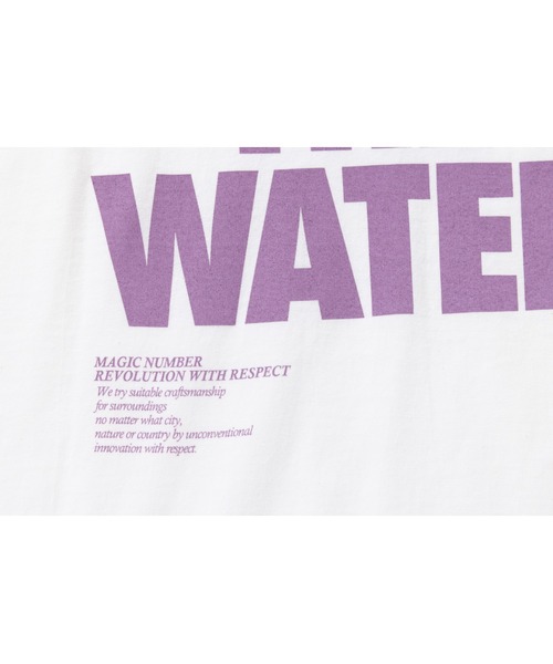 MAGIC NUMBER（マジック ナンバー）の「【MAGIC NUMBER】SEE YOU IN THE WATER S/S TEE-SHIRT（Tシャツ/カットソー・メンズ・ホワイト×ブラック/ホワイト×グレー/ホワイト×パープル/ホワイト×レッド/ブラック×ホワイト・LARGE/X-LARGE/MEDIUM）」の11枚目の写真