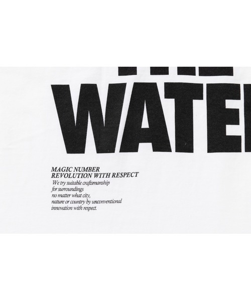 MAGIC NUMBER（マジック ナンバー）の「【MAGIC NUMBER】SEE YOU IN THE WATER S/S TEE-SHIRT（Tシャツ/カットソー・メンズ・ホワイト×ブラック/ホワイト×グレー/ホワイト×パープル/ホワイト×レッド/ブラック×ホワイト・LARGE/X-LARGE/MEDIUM）」の9枚目の写真