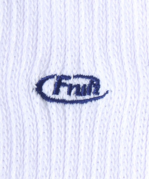 FRUIT OF THE LOOM(フルーツオブザルーム)の「FRUIT OF THE LOOM(フルーツオブザルーム)ワンポイントロゴ刺繍 無地 3Pソックス(ソックス/靴下・レディース・マルチ/ホワイト・23cm~25cm)」の6枚目の写真