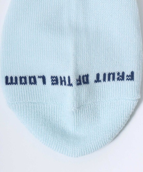 FRUIT OF THE LOOM(フルーツオブザルーム)の「FRUIT OF THE LOOM(フルーツオブザルーム)ワンポイントロゴ刺繍 無地 3Pソックス(ソックス/靴下・レディース・マルチ/ホワイト・23cm~25cm)」の14枚目の写真