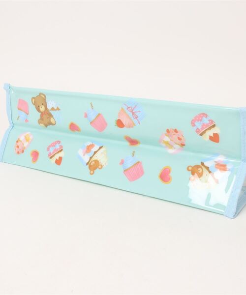 Marble Line（マーブルライン）の「女児総柄プールバッグ（トートバッグ・キッズ・ライトピンク/パープル/レッド/サックスブルー/ピンク・FREE）」の6枚目の写真