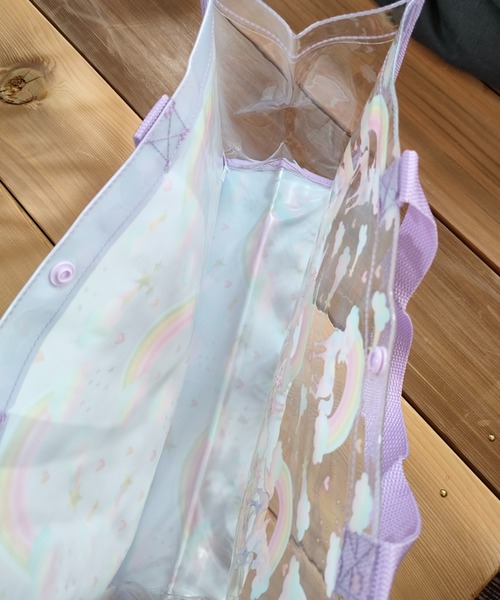 Marble Line（マーブルライン）の「女児総柄プールバッグ（トートバッグ・キッズ・ライトピンク/パープル/レッド/サックスブルー/ピンク・FREE）」の20枚目の写真