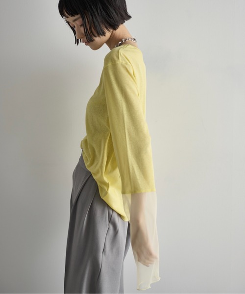 ALYSI 売れ筋商品|||アリジ Tシャツ トップス レディース Tops Yellow アリジ ALYSI T-shirt （ホワイト） -アウトレット通販
