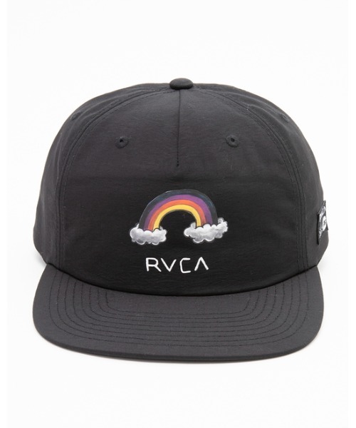 RVCA（ルーカ）の「RVCA メンズ  RAINBOW CONNECTION SNAPBACK キャップ【2023年春夏モデル】/ルーカ帽子（キャップ・メンズ・ブラック・FREE）」の3枚目の写真