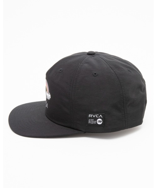 RVCA（ルーカ）の「RVCA メンズ  RAINBOW CONNECTION SNAPBACK キャップ【2023年春夏モデル】/ルーカ帽子（キャップ・メンズ・ブラック・FREE）」の7枚目の写真