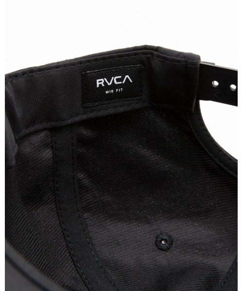 RVCA（ルーカ）の「RVCA メンズ  RAINBOW CONNECTION SNAPBACK キャップ【2023年春夏モデル】/ルーカ帽子（キャップ・メンズ・ブラック・FREE）」の4枚目の写真