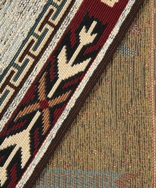 ニコアンド OLDSMITH✕POST GENERAL キャリーバッグ付きラグ OLD SMITH