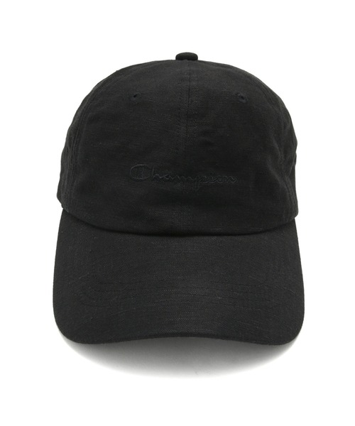 Champion（チャンピオン）の「【Champion/チャンピオン別注】 リンクコーデ /麻混ロゴ刺繍キャップ（キャップ・レディース・ブラック/キナリ/ブルー系その他4・FREE）」の10枚目の写真